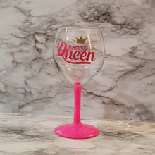 Load image into Gallery viewer, Birthday Queen Wine Glass
