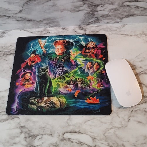 Add your personal touch to your home office or at work with your favorite Halloween movie mouse pad.  Great gift for the Halloween lover or nostalgic movie lover.
