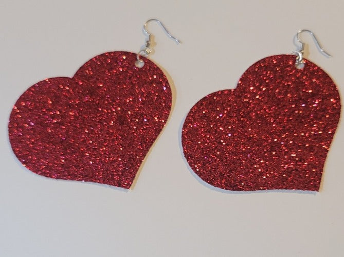 The Razzle Dazzle touch of sweet love heart earrings will always take your outfit of the day or night to the next level. Custom handmade earrings. These earrings are made to order and special just for you.