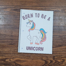 Load image into Gallery viewer, Unicorn Spiral Notebook
