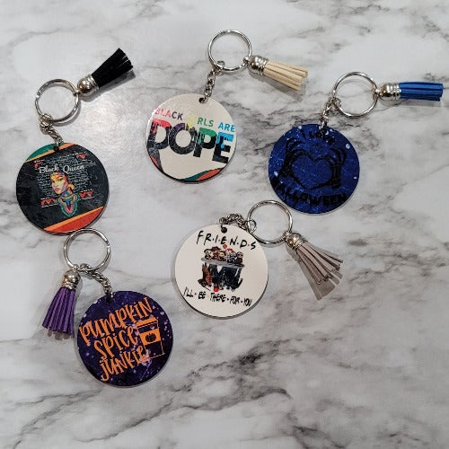 Double Sided Personalized Keychains