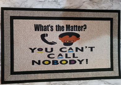 Welcome guest to your home with this heavy duty indoor/ outdoor mat with this classic Jerome saying door mat. 