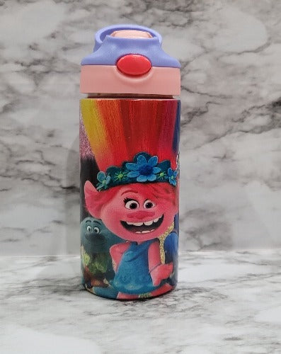 This Poppy & Friends sublimation kids glow in the dark tumbler can be personalized with a name to take it to the next level. Vibrant colors, durable, and long lasting. GLOW IN THE DARK IS ALWAYS BETTER!!!!!