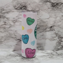 Load image into Gallery viewer, This Love In The Morning sublimation tumbler can be personalized with a name to take it to the next level. Vibrant colors, durable, and long lasting.
