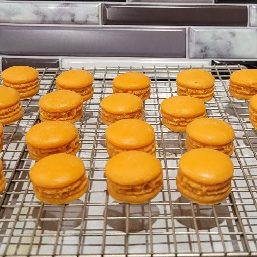 Orange & Cream Macaron Wax Melts are wax melts taken to the next level. Smell just like you spent all day baking and they are definitely a conversation starter. 